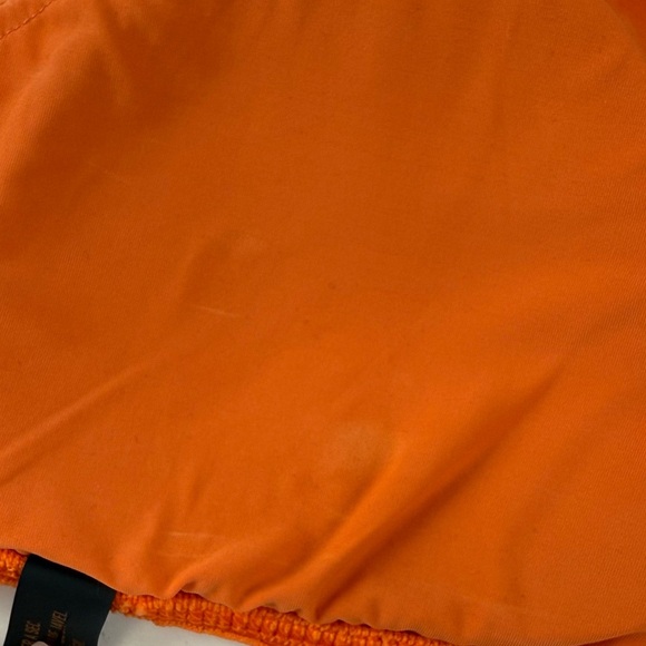 VIX Paula Hermanny Bikini Top Womens Size Large Orange Ribbed One Strap - Picture 4 of 9